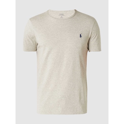 T-shirt o kroju custom slim fit z wyhaftowanym logo ze sklepu Peek&Cloppenburg  w kategorii T-shirty męskie - zdjęcie 168312271