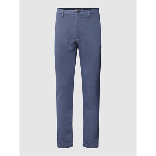 Spodnie o kroju slim fit z detalem z logo model ‘BLEECKER’ ze sklepu Peek&Cloppenburg  w kategorii Spodnie męskie - zdjęcie 168312643