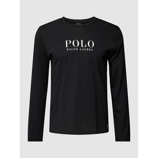 Bluzka z długim rękawem i nadrukiem z logo ze sklepu Peek&Cloppenburg  w kategorii T-shirty męskie - zdjęcie 168313774
