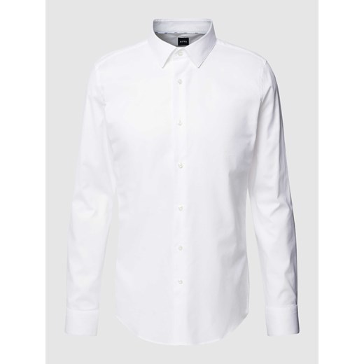 Koszula biznesowa o kroju slim fit z kołnierzykiem typu kent model ‘HANK’ ze sklepu Peek&Cloppenburg  w kategorii Koszule męskie - zdjęcie 168314294