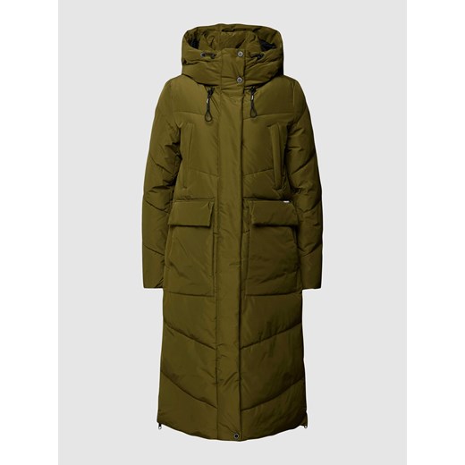 Płaszcz pikowany z kapturem model ‘Elvita’ Khujo L promocja Peek&Cloppenburg 
