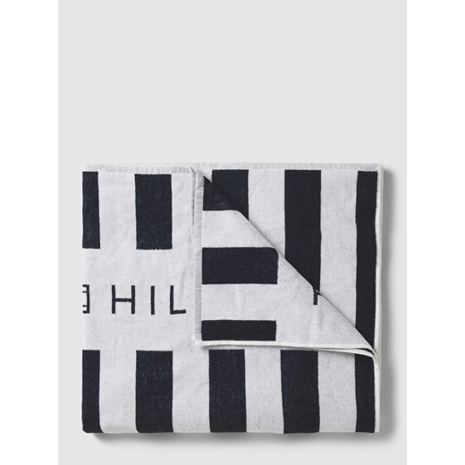 Ręcznik z bawełny z nadrukiem z logo ze sklepu Peek&Cloppenburg  w kategorii Ręczniki - zdjęcie 168314372