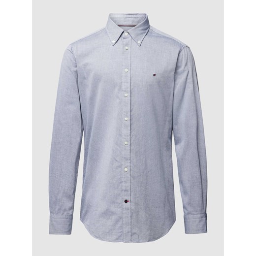 Koszula biznesowa o kroju Slim Fit z kołnierzykiem typu button down ze sklepu Peek&Cloppenburg  w kategorii Koszule męskie - zdjęcie 168315011