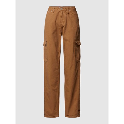 Spodnie cargo o kroju tapered fit z kieszeniami cargo ze sklepu Peek&Cloppenburg  w kategorii Spodnie damskie - zdjęcie 168315154