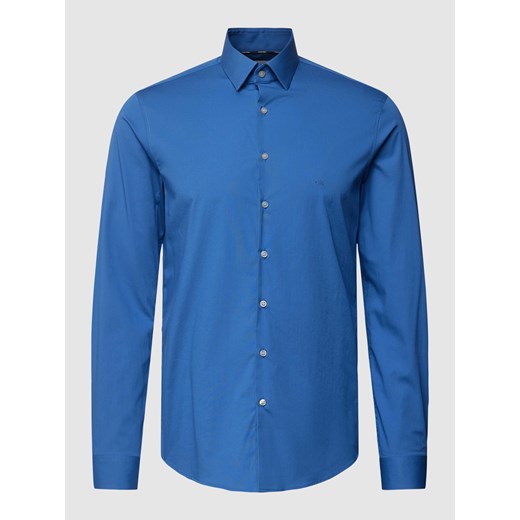 Koszula biznesowa o kroju slim fit z kołnierzykiem typu kent model ‘Bari’ ze sklepu Peek&Cloppenburg  w kategorii Koszule męskie - zdjęcie 168315224