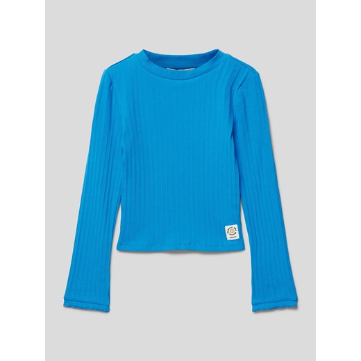 Bluzka z długim rękawem i naszywką z logo model ‘ROYAL’ ze sklepu Peek&Cloppenburg  w kategorii Bluzki dziewczęce - zdjęcie 168315620