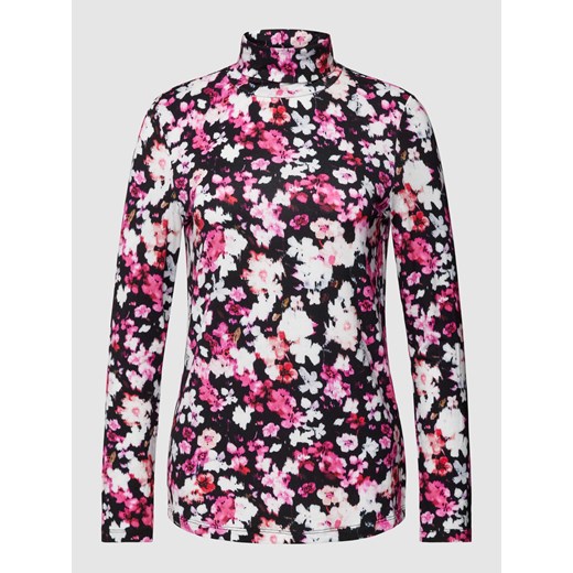 Bluzka z długim rękawem w kwiatowe wzory ze sklepu Peek&Cloppenburg  w kategorii Bluzki damskie - zdjęcie 168315800