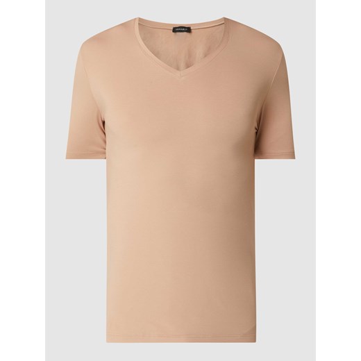T-shirt z dekoltem w serek ze sklepu Peek&Cloppenburg  w kategorii T-shirty męskie - zdjęcie 168315873