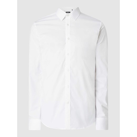Koszula biznesowa o kroju slim fit z dodatkiem streczu model ‘Robo’ ze sklepu Peek&Cloppenburg  w kategorii Koszule męskie - zdjęcie 168316213