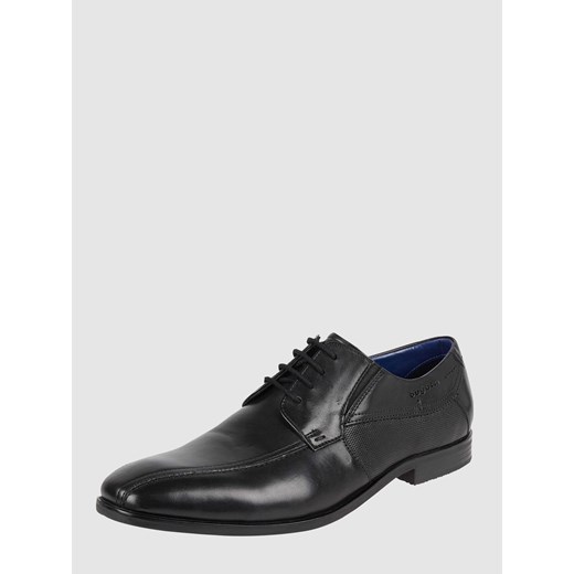 Skórzane buty sznurowane ze sklepu Peek&Cloppenburg  w kategorii Buty eleganckie męskie - zdjęcie 168316424