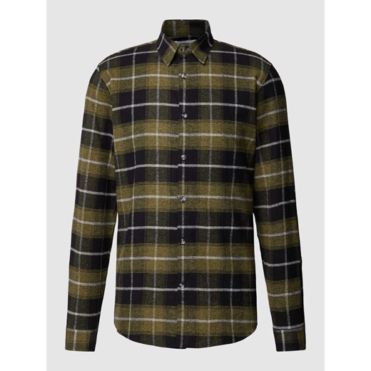 Koszula casualowa o kroju slim fit ze wzorem w kratę ze sklepu Peek&Cloppenburg  w kategorii Koszule męskie - zdjęcie 168316511