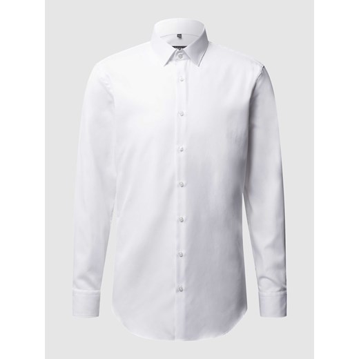 Koszula biznesowa o kroju slim fit z diagonalu ze sklepu Peek&Cloppenburg  w kategorii Koszule męskie - zdjęcie 168316691