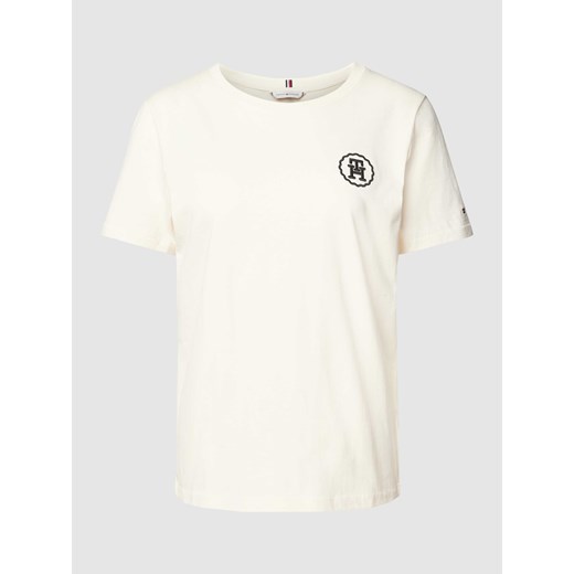 T-shirt z wyhaftowanym logo ze sklepu Peek&Cloppenburg  w kategorii Bluzki damskie - zdjęcie 168317091