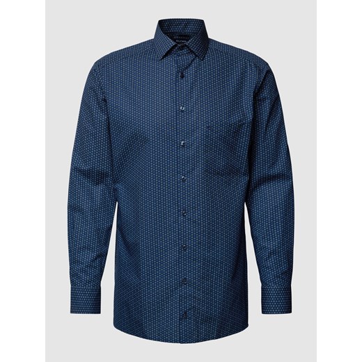 Koszula biznesowa o kroju modern fit z kołnierzykiem typu kent model ‘Global’ ze sklepu Peek&Cloppenburg  w kategorii Koszule męskie - zdjęcie 168317222