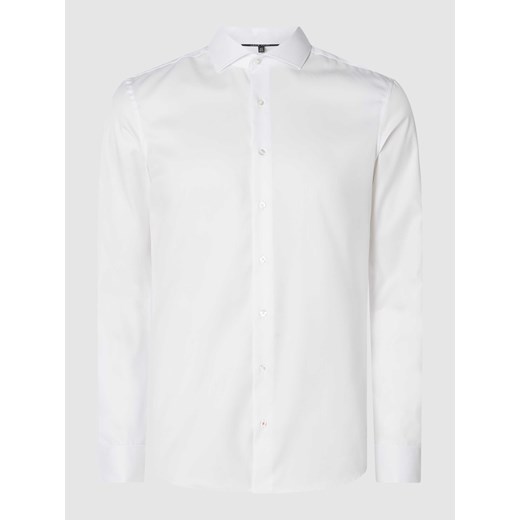 Koszula biznesowa o kroju Slim Fit z bawełny ze sklepu Peek&Cloppenburg  w kategorii Koszule męskie - zdjęcie 168317240