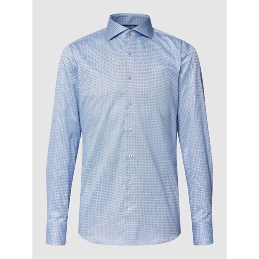 Koszula biznesowa o kroju slim fit ze wzorem na całej powierzchni ze sklepu Peek&Cloppenburg  w kategorii Koszule męskie - zdjęcie 168317321