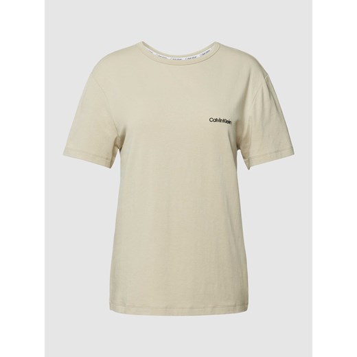 T-shirt z okrągłym dekoltem model 'PURE COTTON’ ze sklepu Peek&Cloppenburg  w kategorii Piżamy damskie - zdjęcie 168318970