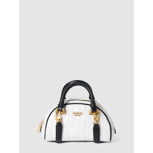 Torebka typu Bowling Bag z detalami z logo model ‘MILDRED’ Guess One Size okazyjna cena Peek&Cloppenburg