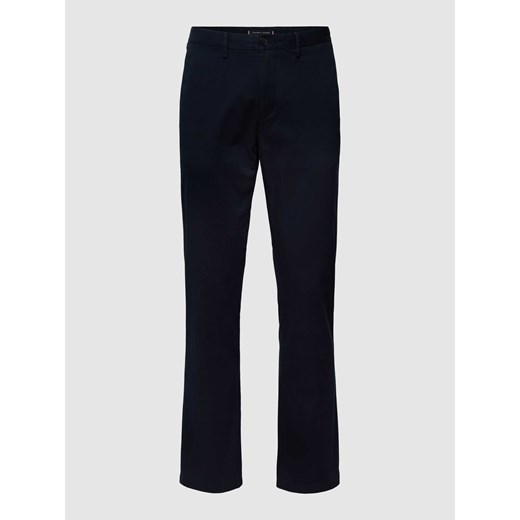 Spodnie z detalami z logo model ‘Denton’ ze sklepu Peek&Cloppenburg  w kategorii Spodnie męskie - zdjęcie 168320232
