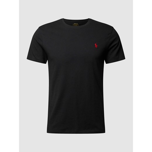 T-shirt o kroju custom slim fit z wyhaftowanym logo ze sklepu Peek&Cloppenburg  w kategorii T-shirty męskie - zdjęcie 168320374