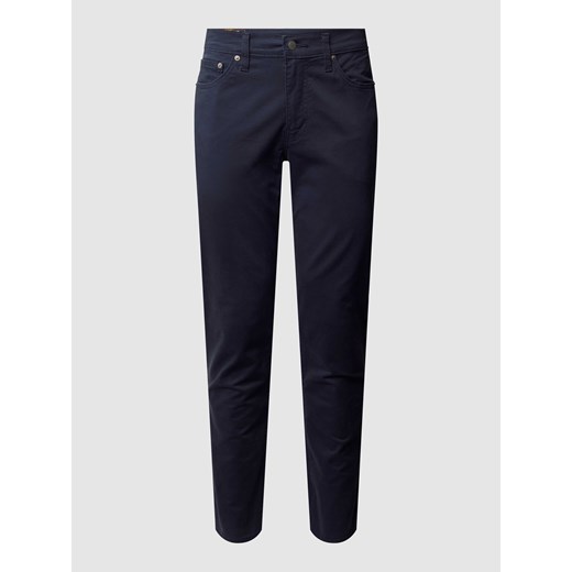 Spodnie o kroju slim fit z dodatkiem streczu model ‘511 BALTIC NAVY’ ze sklepu Peek&Cloppenburg  w kategorii Spodnie męskie - zdjęcie 168320451