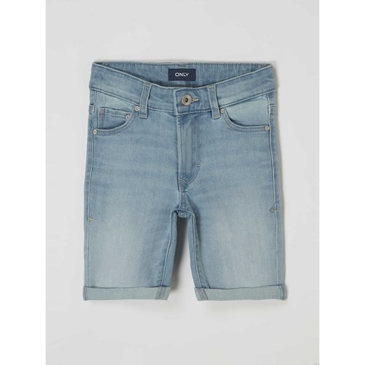Szorty jeansowe o kroju slim fit z dodatkiem streczu model ‘Matt’ ze sklepu Peek&Cloppenburg  w kategorii Spodenki chłopięce - zdjęcie 168320614