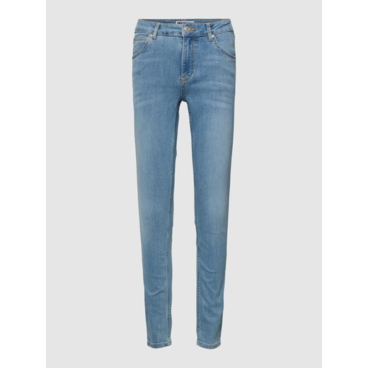 Jeansy o kroju skinny fit z wpuszczanymi kieszeniami ze sklepu Peek&Cloppenburg  w kategorii Jeansy damskie - zdjęcie 168320893