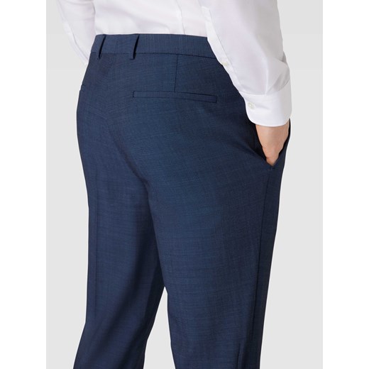 Spodnie do garnituru o kroju slim fit z dodatkiem żywej wełny model ‘Hesten’ 56 Peek&Cloppenburg 