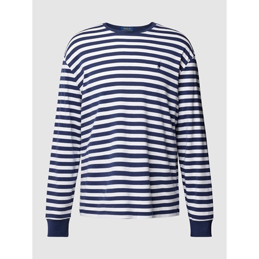Bluzka o kroju classic fit z długim rękawem i wzorem w paski ze sklepu Peek&Cloppenburg  w kategorii T-shirty męskie - zdjęcie 168321681