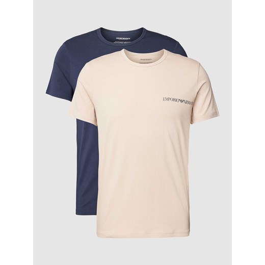 T-shirt z nadrukiem z logo ze sklepu Peek&Cloppenburg  w kategorii Podkoszulki męskie - zdjęcie 168321884