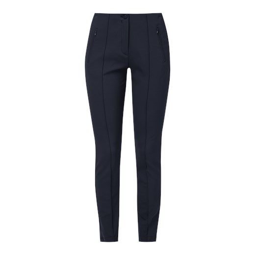 Spodnie z dodatkiem streczu o kroju skinny fit w kant model ‘MILLS’ ze sklepu Peek&Cloppenburg  w kategorii Spodnie damskie - zdjęcie 168321893