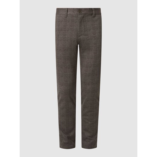Spodnie o kroju tapered fit z dodatkiem streczu model ‘Mark’ ze sklepu Peek&Cloppenburg  w kategorii Spodnie męskie - zdjęcie 168322092