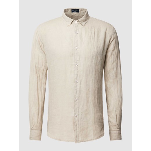 Koszula casualowa z lnu model ‘Camicia’ ze sklepu Peek&Cloppenburg  w kategorii Koszule męskie - zdjęcie 168322631