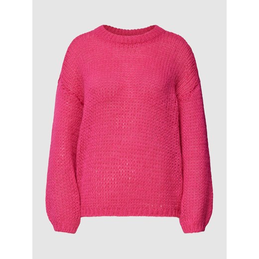 Sweter z dzianiny z obniżonymi ramionami model ‘ADA’ ze sklepu Peek&Cloppenburg  w kategorii Swetry damskie - zdjęcie 168322702