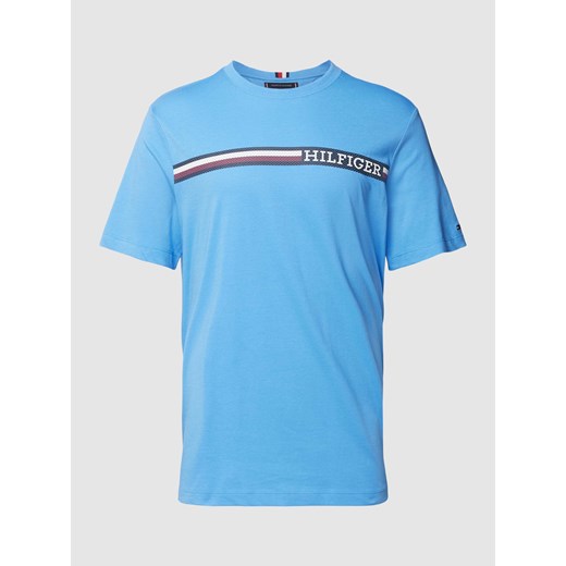 T-shirt z nadrukiem z logo ze sklepu Peek&Cloppenburg  w kategorii T-shirty męskie - zdjęcie 168322842
