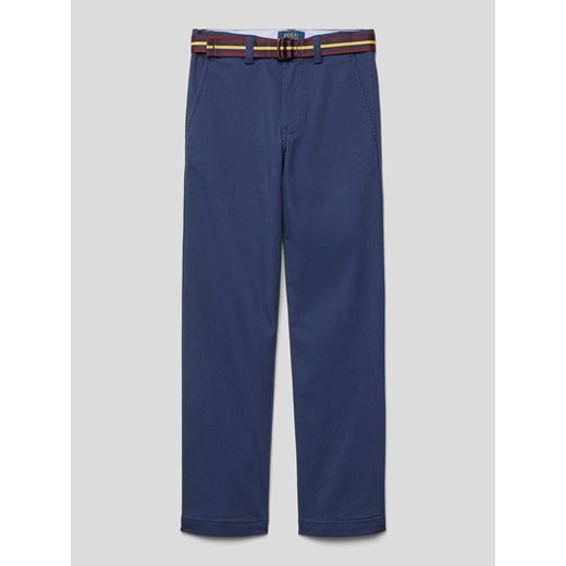 Spodnie materiałowe z wpuszczanymi kieszeniami w stylu francuskim model ‘BEDFORD’ ze sklepu Peek&Cloppenburg  w kategorii Spodnie chłopięce - zdjęcie 168323241