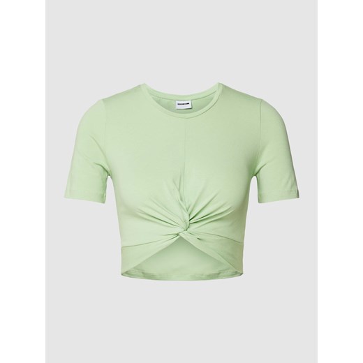 T-shirt krótki z wiązanym detalem ze sklepu Peek&Cloppenburg  w kategorii Bluzki damskie - zdjęcie 168323270