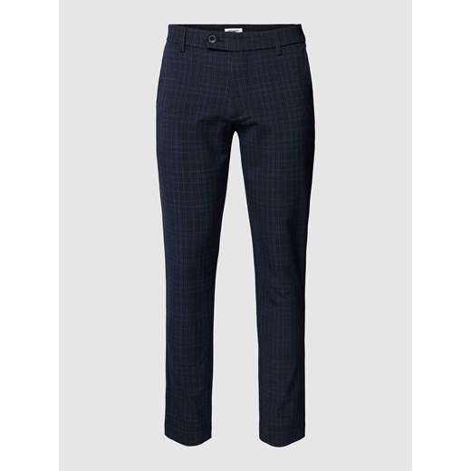 Spodnie do garnituru o kroju slim fit z efektem melanżowym model ‘MARCO’ Jack & Jones 28/32 Peek&Cloppenburg 