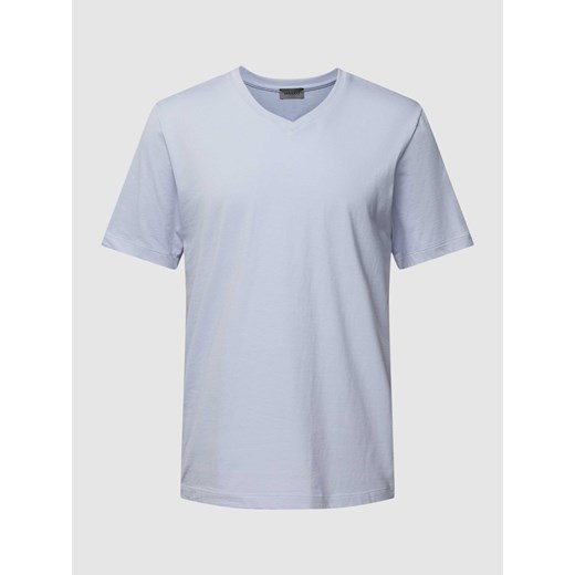 T-shirt z dekoltem w serek ze sklepu Peek&Cloppenburg  w kategorii T-shirty męskie - zdjęcie 168323601