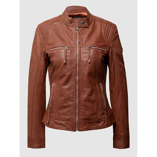 Kurtka skórzana w stylu Biker ze sklepu Peek&Cloppenburg  w kategorii Kurtki damskie - zdjęcie 168323602