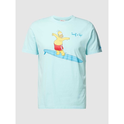 T-shirt z nadrukiem ‘The Simpsons®’ Mc2 Saint Barth XL Peek&Cloppenburg 