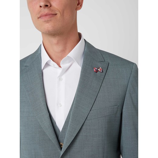 Marynarka na dwa guziki o kroju slim fit z mieszanki żywej wełny model 48 Peek&Cloppenburg