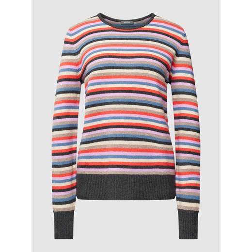 Sweter z dzianiny w paski ze sklepu Peek&Cloppenburg  w kategorii Swetry damskie - zdjęcie 168324203