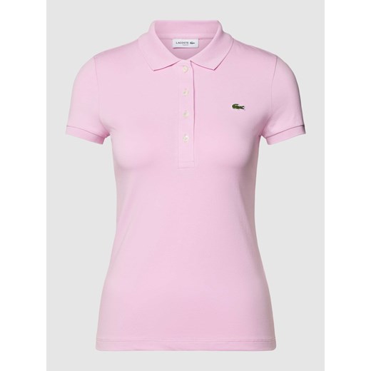 Koszulka polo w jednolitym kolorze ze sklepu Peek&Cloppenburg  w kategorii Bluzki damskie - zdjęcie 168324733
