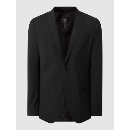 Marynarka o kroju slim fit z kołnierzem z połami ze sklepu Peek&Cloppenburg  w kategorii Marynarki męskie - zdjęcie 168324961
