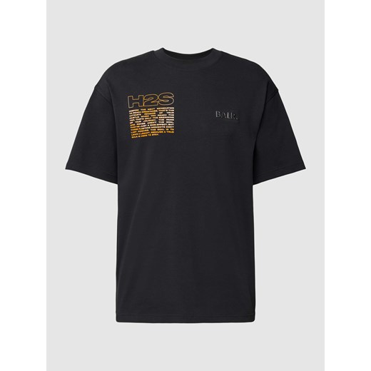 T-shirt z detalem z logo model ‘Joey’ XXL wyprzedaż Peek&Cloppenburg 