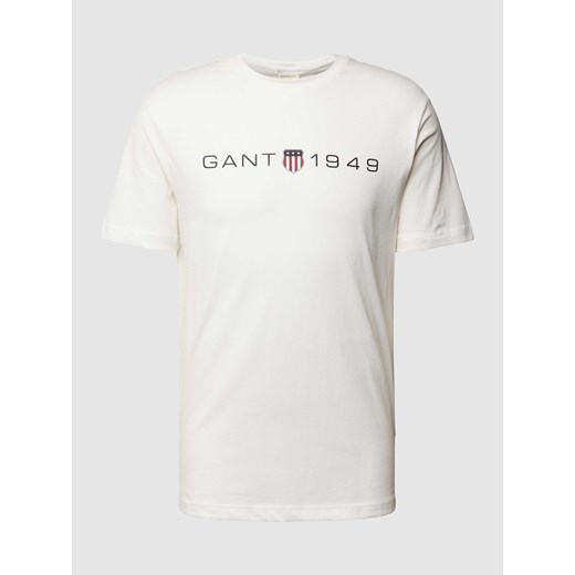 T-shirt z nadrukiem z logo ze sklepu Peek&Cloppenburg  w kategorii T-shirty męskie - zdjęcie 168325534