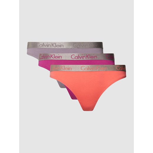 Stringi z elastycznym paskiem z logo model ‘CAROUSEL’ Calvin Klein Underwear XS Peek&Cloppenburg 