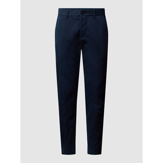 Spodnie o kroju shaped fit w jednolitym kolorze ze sklepu Peek&Cloppenburg  w kategorii Spodnie męskie - zdjęcie 168326293