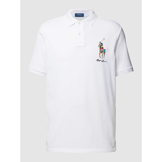 Koszulka polo o kroju classic fit z wyhaftowanym logo ze sklepu Peek&Cloppenburg  w kategorii T-shirty męskie - zdjęcie 168326613